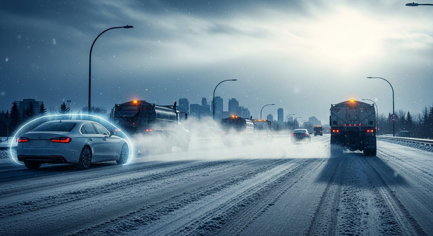 How PPF Protects Against Calgary's Road Salt and Calcium Chloride